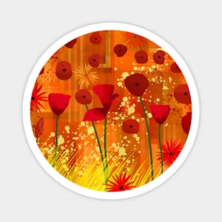 Poppy Field Magnet